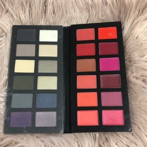 Eyeshadow & Lipstick Palette. 12 of each